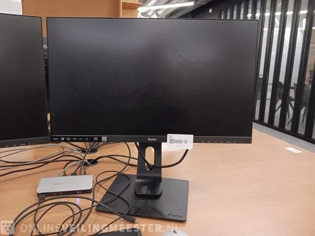 6x monitor iiyama pro lite 24", met 2x dockingstation - afbeelding 12 van  20