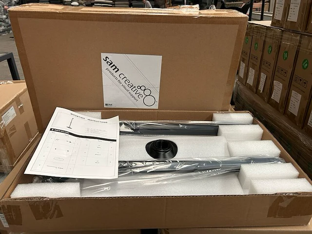 6x monitor stand bracket 13-27" solid sam creative, braga000001 - afbeelding 1 van  2