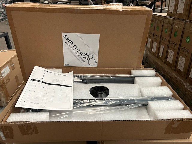 6x monitor stand bracket 13-27" solid sam creative, braga000001 - afbeelding 1 van  4