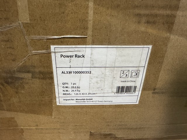 6x onderdelen power rack, krachtstation ultrasport - afbeelding 4 van  4