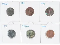 6x oude munten vanaf 17e eeuw - afbeelding 1 van  1