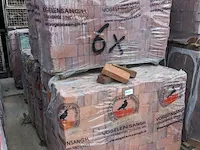 6x pallet baksteen rood - afbeelding 1 van  3