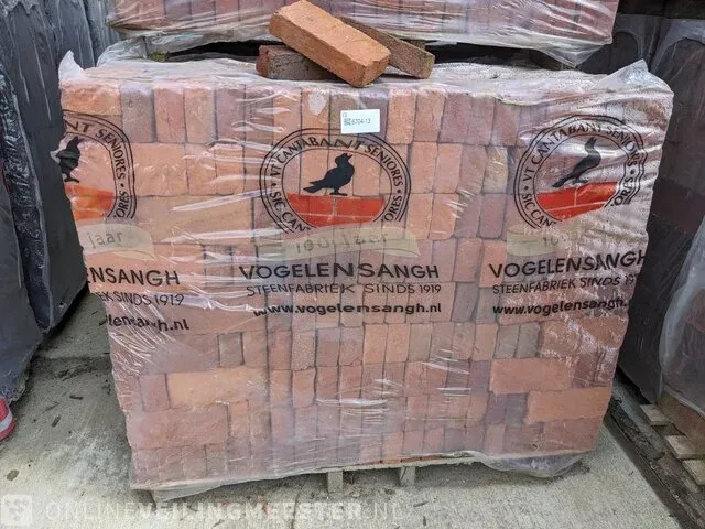 6x pallet baksteen rood - afbeelding 2 van  3