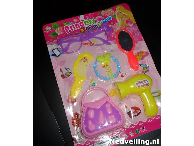 6x princess magic show op kaart - afbeelding 1 van  3