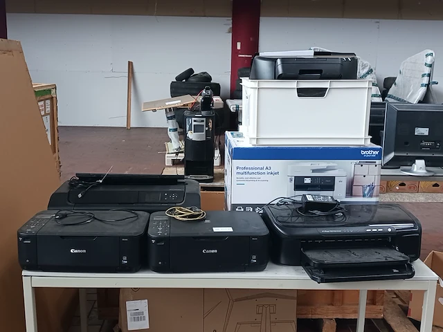 6x printer canon, brother, hp - afbeelding 1 van  14