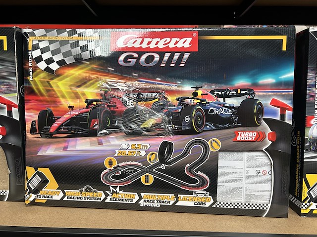 6x racebaan carrera, f1 red bull/ferrari, go!!!, mario kart - afbeelding 4 van  7