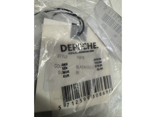 6x riem depeche-denmark, zwart - afbeelding 4 van  4