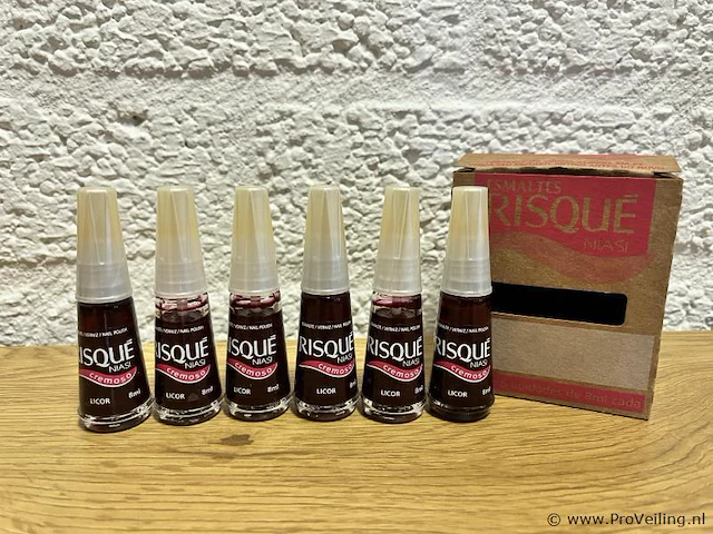 6x risque nagellak - licor - 8ml - afbeelding 1 van  1