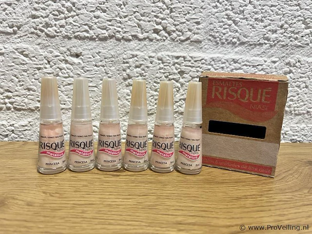 6x risque nagellak - princesa - 8ml - afbeelding 1 van  1