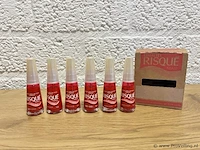 6x risque nagellak - santa gula - 8ml