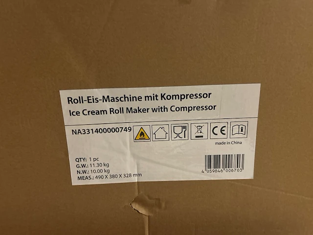 6x rol-ijsmachine met compressor na331400000749 - afbeelding 5 van  6