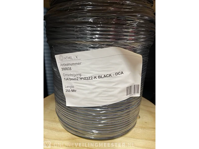 6x rol solar kabel 4 mm en 6x rol aardedraad 6 mm athilex en top canle - afbeelding 5 van  6