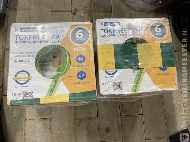 6x rol solar kabel 4 mm en 6x rol aardedraad 6 mm athilex en top canle - afbeelding 2 van  6