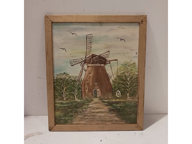 6x schilderij van verschillende molens, w. warmer - afbeelding 2 van  12