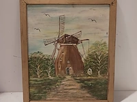 6x schilderij van verschillende molens, w. warmer - afbeelding 2 van  12