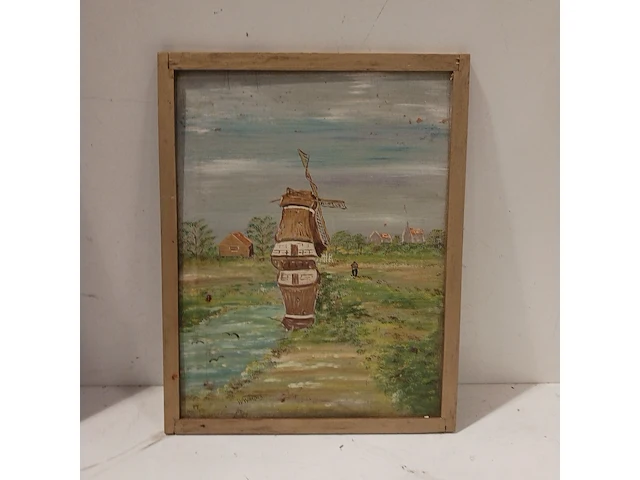 6x schilderij van verschillende molens, w. warmer - afbeelding 3 van  12