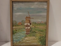 6x schilderij van verschillende molens, w. warmer - afbeelding 3 van  12