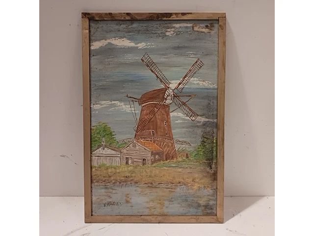 6x schilderij van verschillende molens, w. warmer - afbeelding 5 van  12