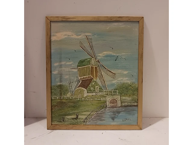6x schilderij van verschillende molens, w. warmer - afbeelding 8 van  12
