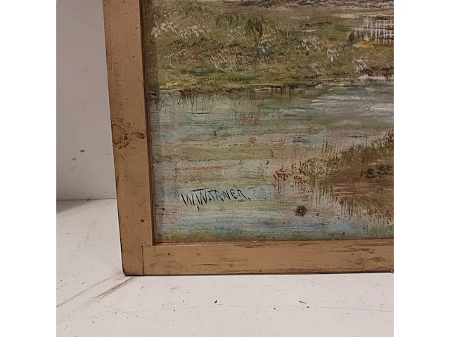 6x schilderij van verschillende molens, w. warmer - afbeelding 11 van  12