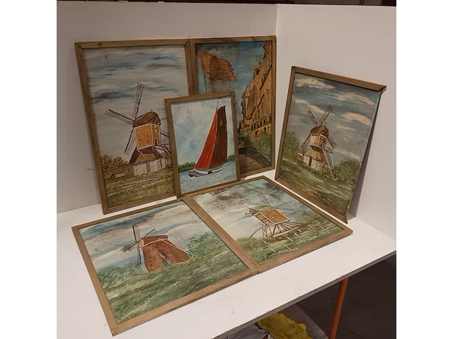6x schilderij, w. warmer - afbeelding 1 van  15
