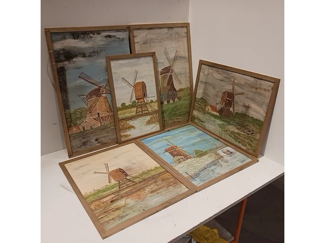 6x schilderij, w. warmer - afbeelding 1 van  14