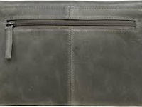 6x schoudertas, dstrct, zwart, grijs en cognac - afbeelding 3 van  8