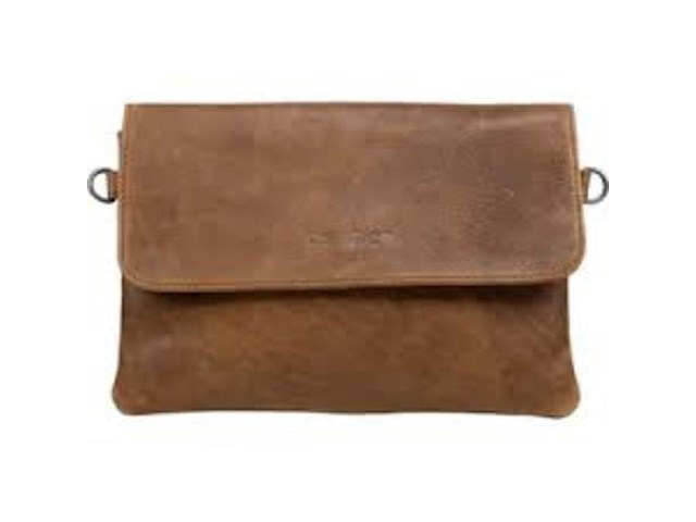 6x schoudertas, dstrct, zwart, grijs en cognac - afbeelding 4 van  8