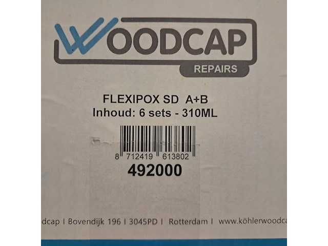6x set a+b houtrotreparatie, woodcap - afbeelding 3 van  3