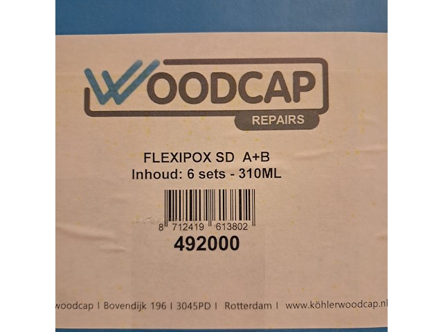 6x set a+b houtrotreparatie, woodcap - afbeelding 3 van  3