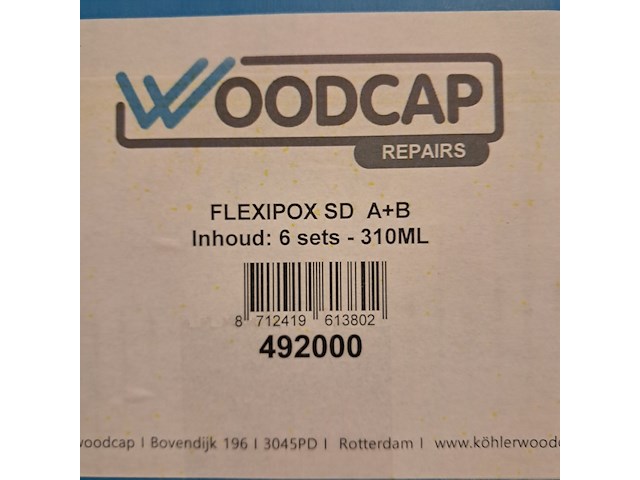 6x set a+b houtrotreparatie, woodcap - afbeelding 3 van  3