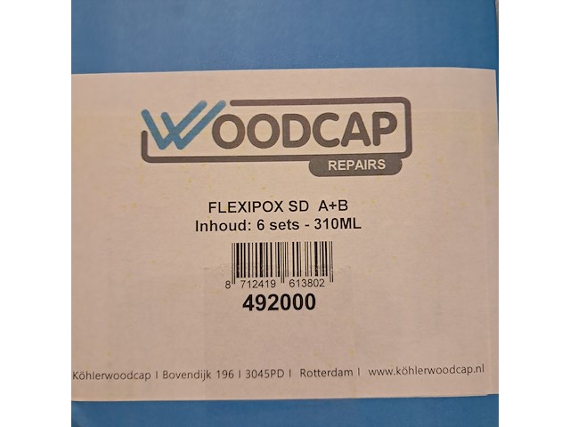 6x set a+b houtrotreparatie, woodcap - afbeelding 3 van  3