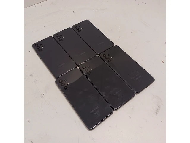 6x smartphone, samsung, sm-a325f/ds, zwart - afbeelding 1 van  20