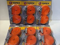 6x spanband 2,5 meter, topex - afbeelding 1 van  1