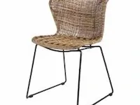 6x stoel woood, wings, naturel/zwart - afbeelding 4 van  8
