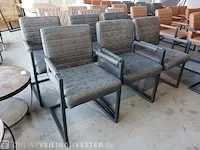 6x stoelen, antraciet, 2022