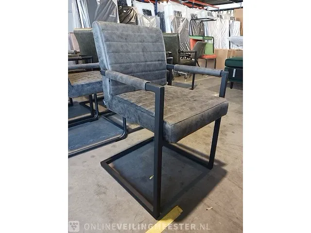 6x stoelen, antraciet, 2022 - afbeelding 2 van  5
