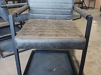 6x stoelen, antraciet, 2022 - afbeelding 3 van  5