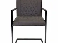 6x stoelen, antraciet, 2022 - afbeelding 1 van  5