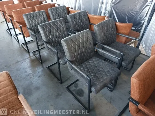 6x stoelen, antraciet, bouwjaar 2022 - afbeelding 1 van  5