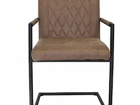 6x stoelen, taupe, 2022 - afbeelding 1 van  5