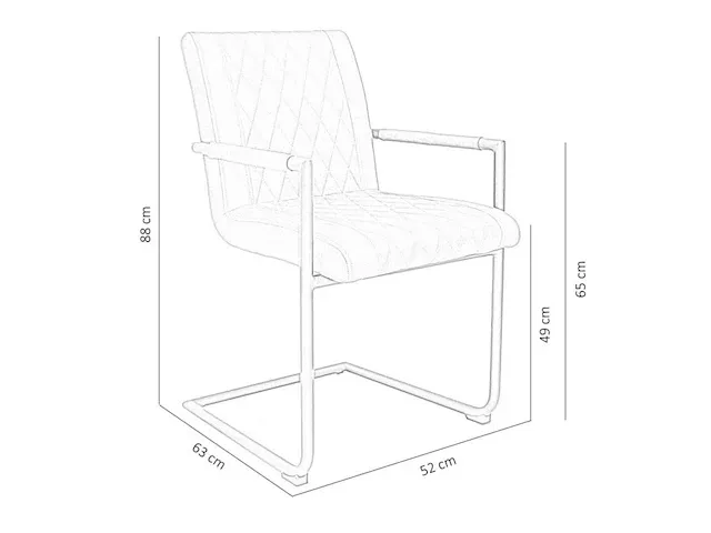 6x stoelen, taupe, 2022 - afbeelding 4 van  5