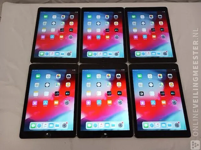 6x tablet apple, ipad air 32gb, space gray - afbeelding 1 van  6