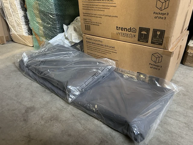 6x tentdoek trend24, antraciet - afbeelding 3 van  6