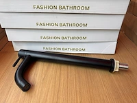 6x toiletkraan zwart liverpool - afbeelding 3 van  4
