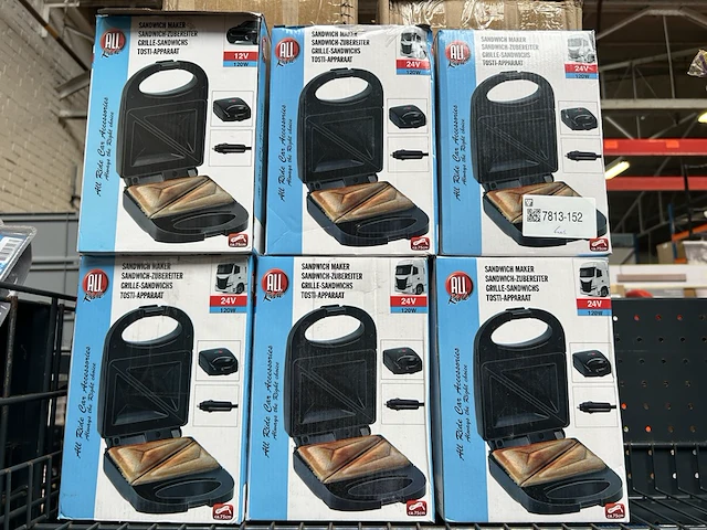 6x tostiapparaat all ride - afbeelding 1 van  3