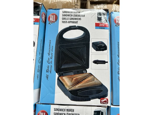 6x tostiapparaat all ride - afbeelding 3 van  3