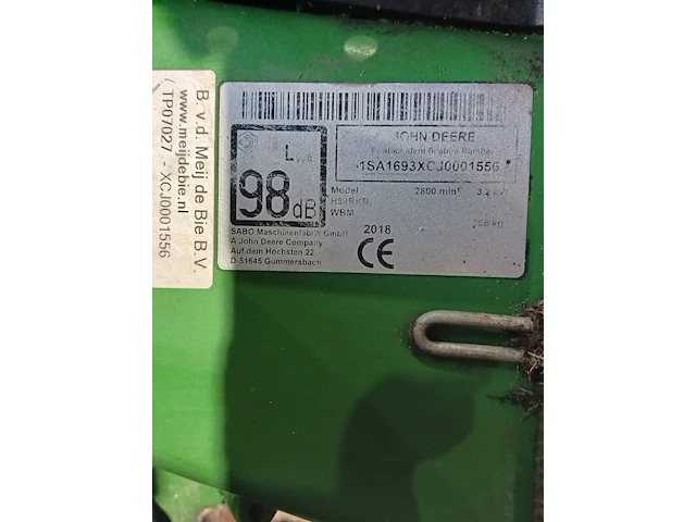 6x tuingereedschap, o.a. husqvarna en john deere - afbeelding 32 van  35