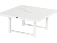 6x tuintafel, hartman, dion corner white 88x88 cm, wit - afbeelding 1 van  4