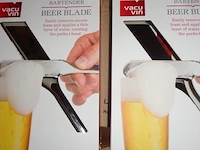 6x vacuvin bierafschuimer rvs - afbeelding 1 van  3